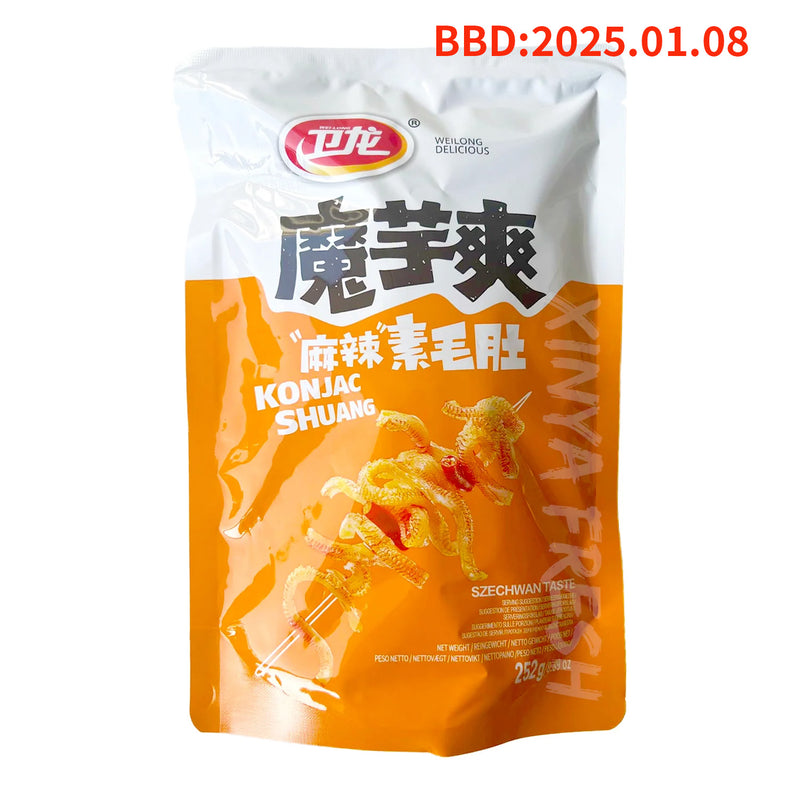 卫龙魔芋爽麻辣素毛肚252g