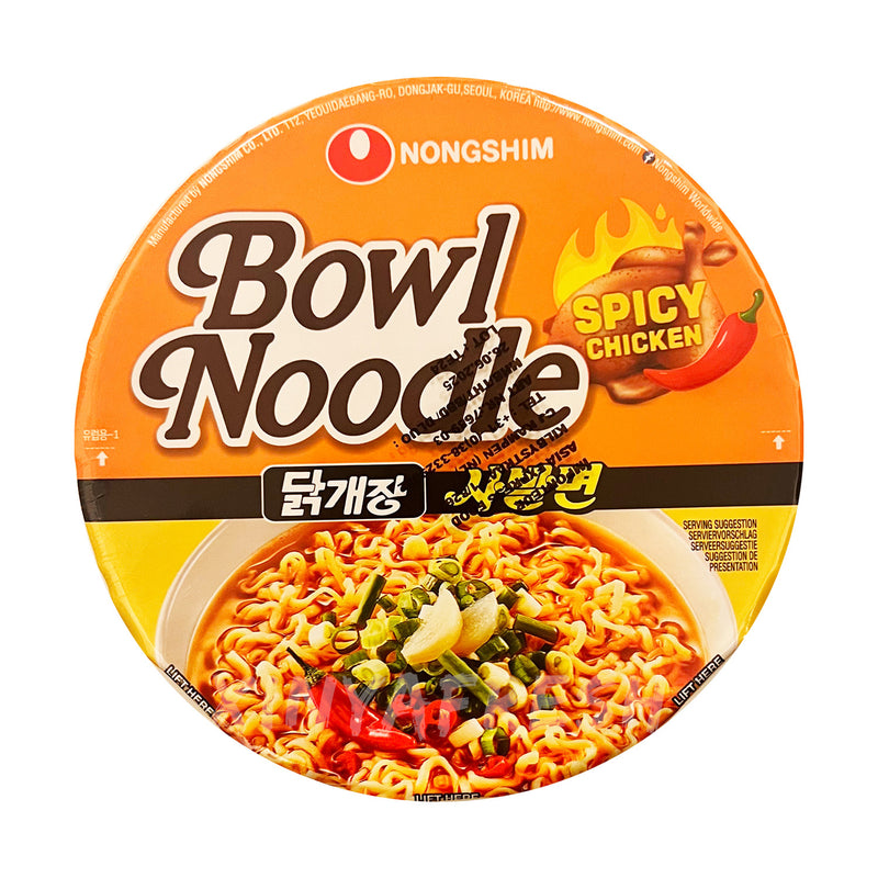 Instant Noodles Bowl Spicy Chicken Flavor NONGSHIM 100g