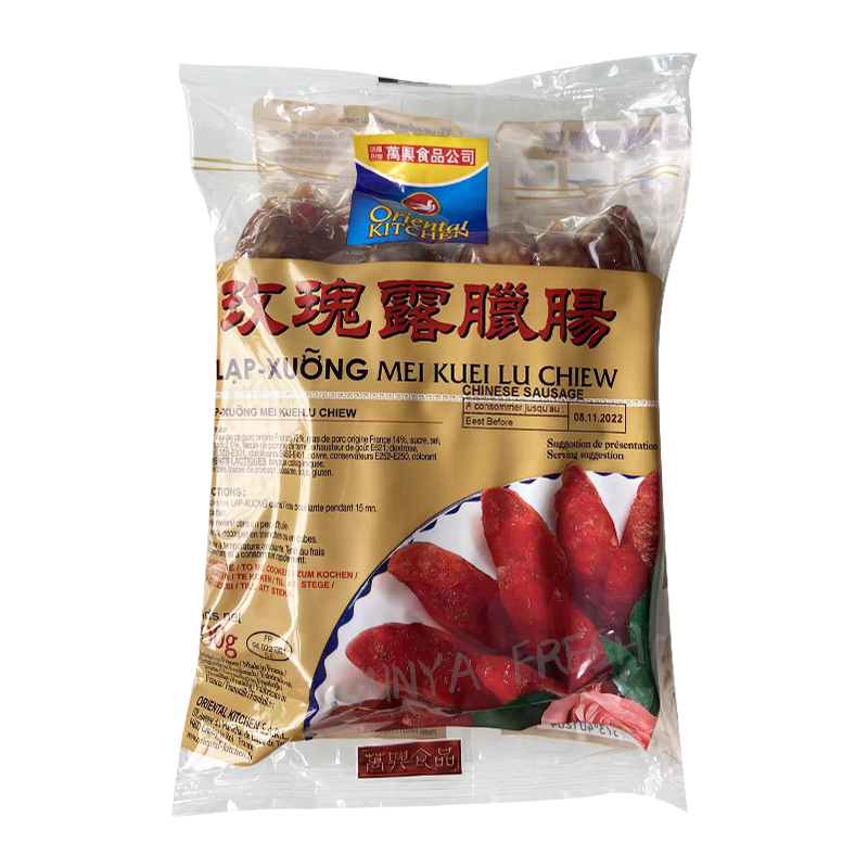 <tc>ORIENTAL KITCHEN玫瑰露香肠500g</tc>