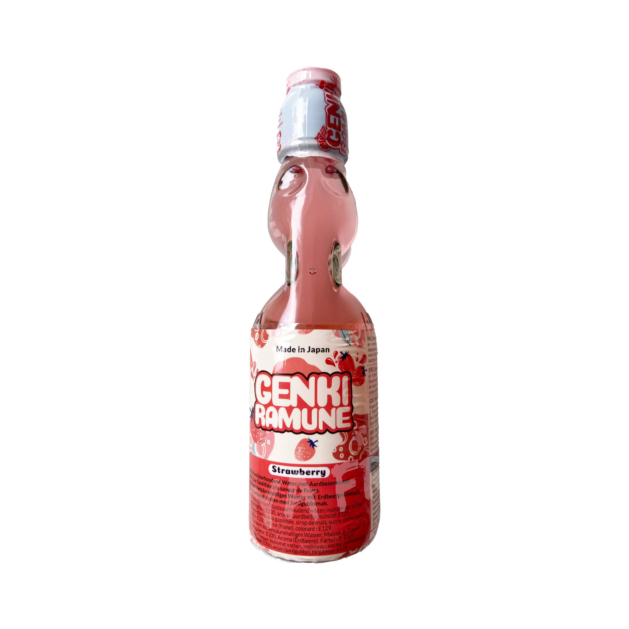 Strawberry Drink GENKI RAMUNE 200ml | xinyafresh.com – XINYA FRESH