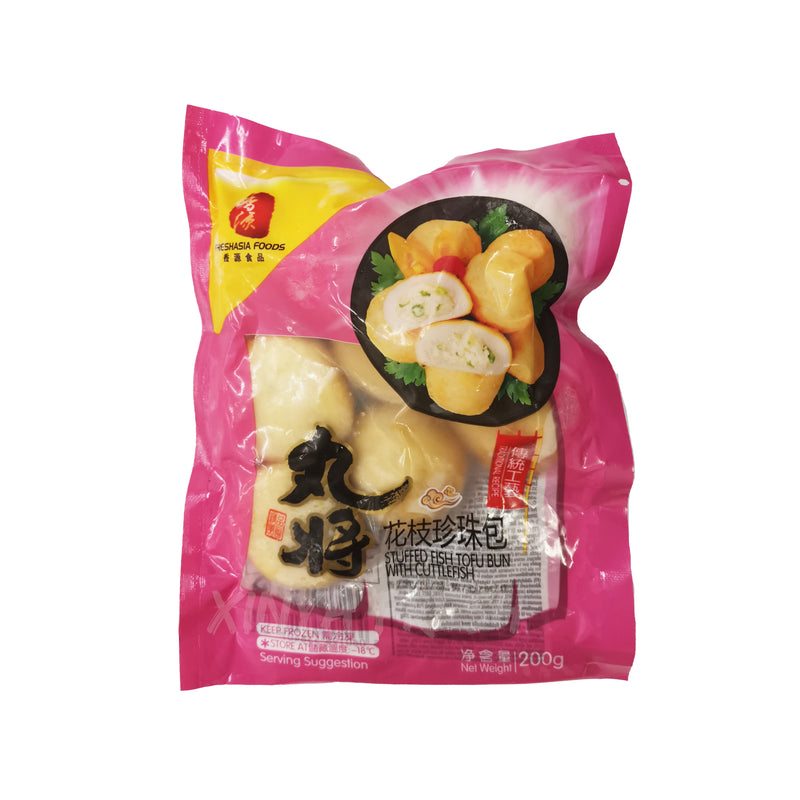 WJ Stuffed Fish Tofu Bun with Cuttlefish FRESHASIA 200g
